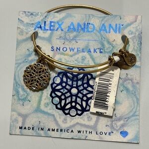 Alex and Ani snowflake bracelet